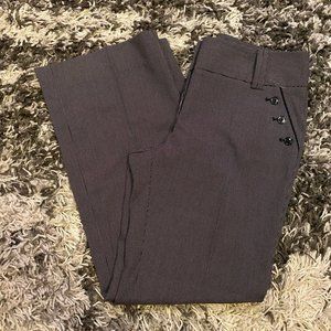 Gray White House Black Market Trousers